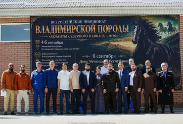 Фото к новости Всероссийский чемпионат Владимирской породы лошадей «Атланты Северного Кавказа – 2026»